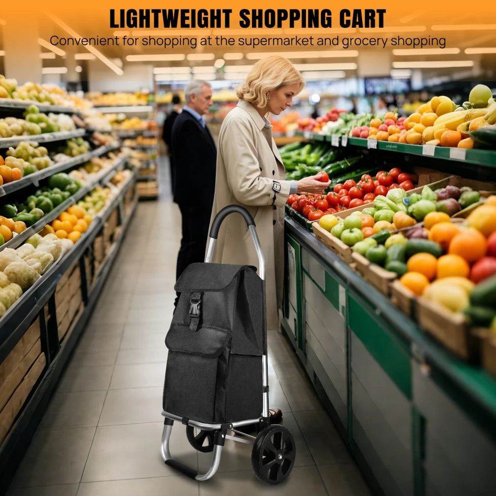 Folding Grocery Shopping Trolley