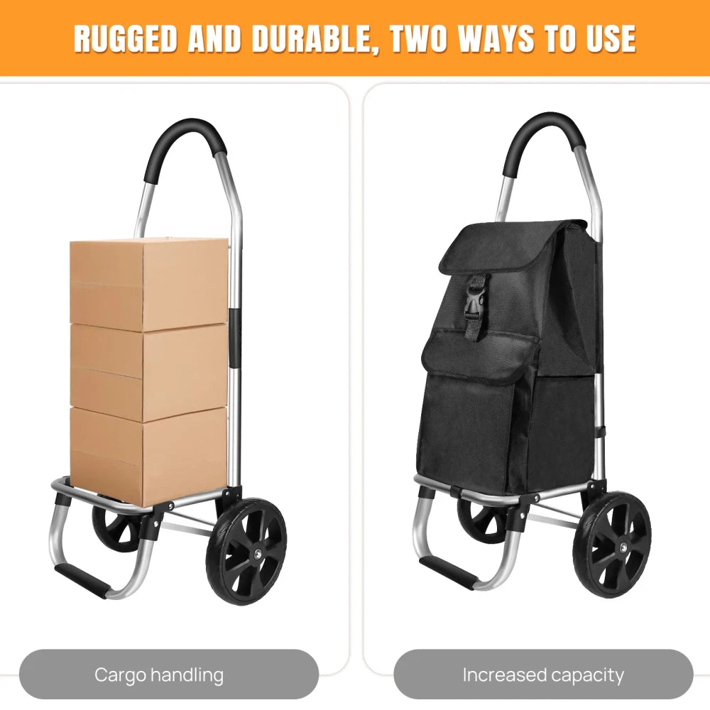 Folding Grocery Shopping Trolley