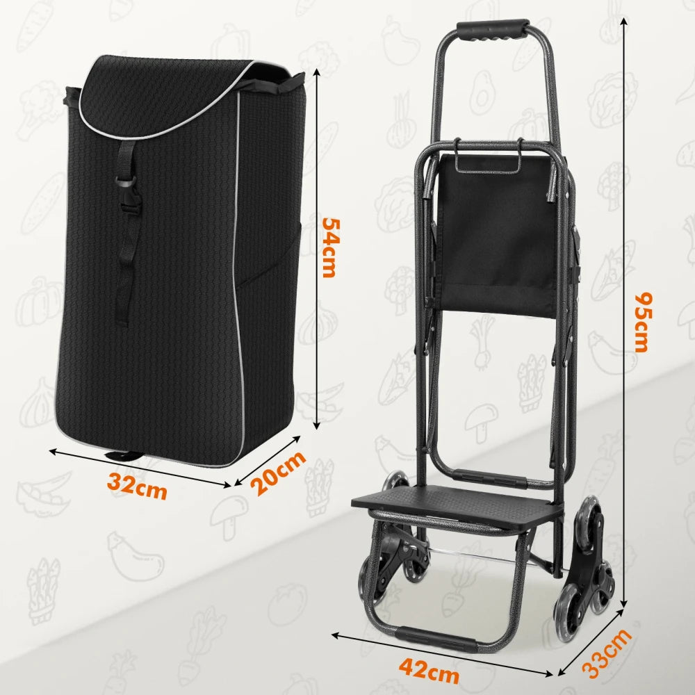 Stair Climbing Grocery Trolley