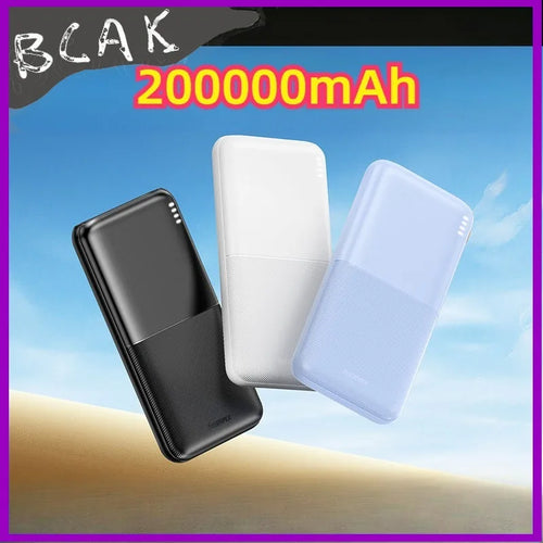 New Style Power Bank 20000mAh 10,000 Large Capacity Durable Fast Charging Mobile New Style Power Supply BCAK
