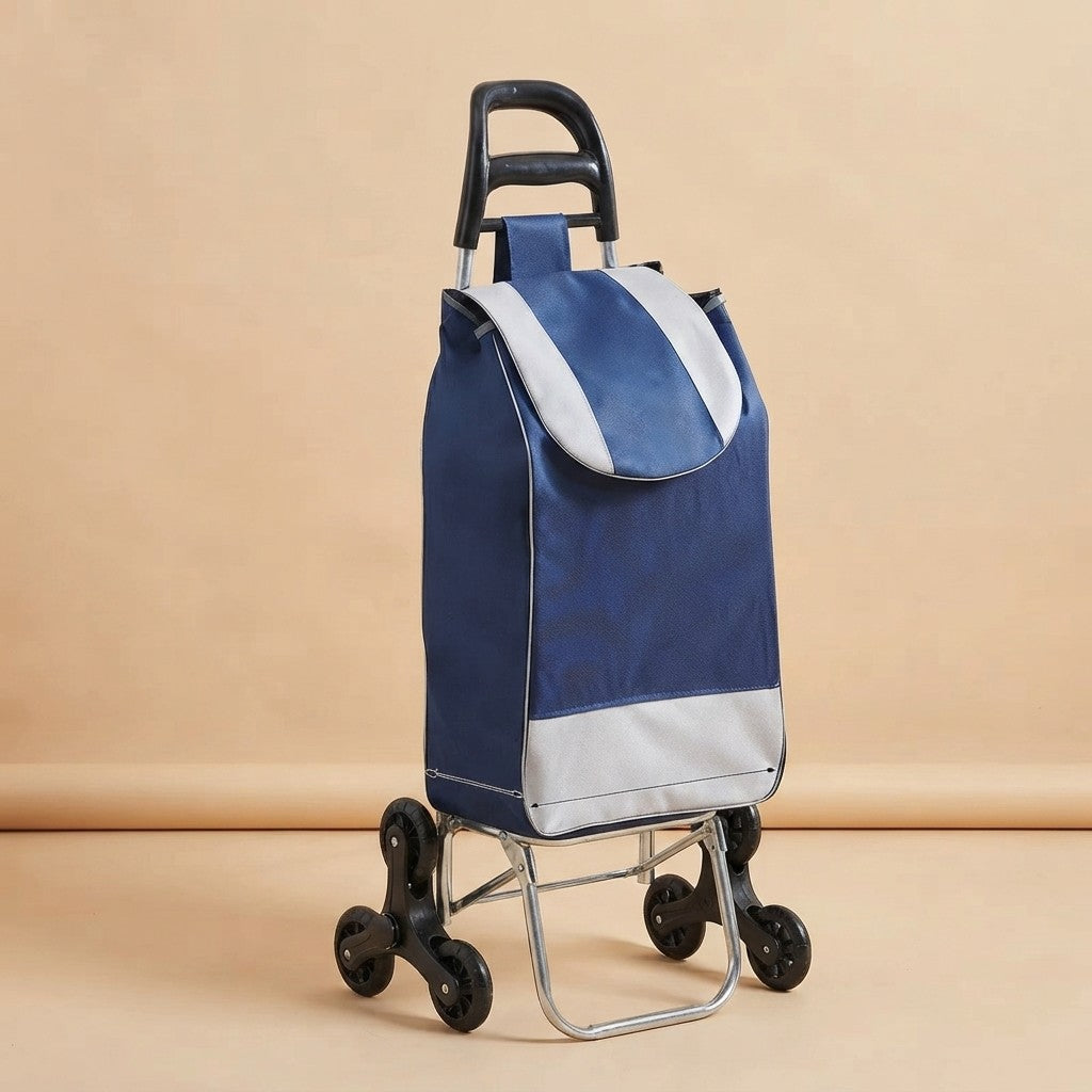 Folding Stair Climbing Grocery Cart