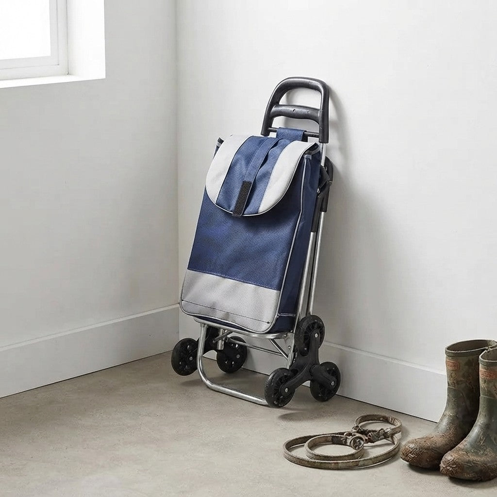 Folding Stair Climbing Grocery Cart